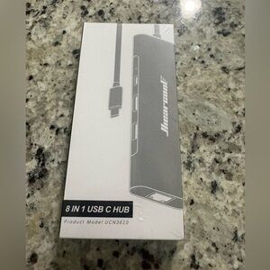 Hiearcool 8 in 1 USB C Hub New and Sealed